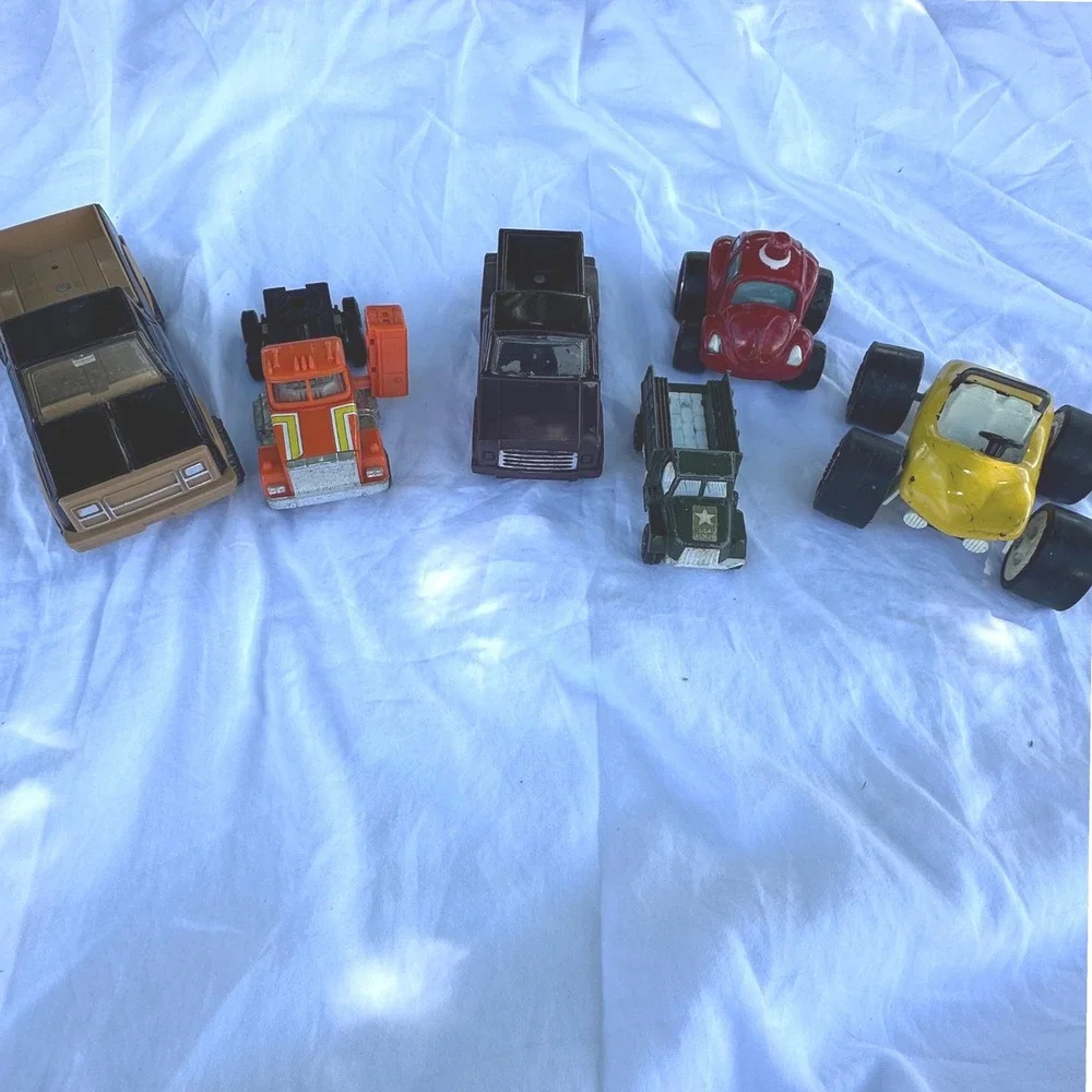 Vintage Toy Vehicle‎ Lot Kids Tonka Fair Retro Diecast Trucks Buggy Nostalgia